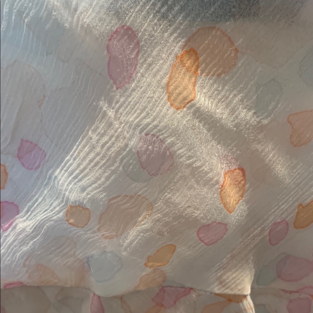 Nougat London 100% Silk Watercolour Dots Patterned Dress - Picture 8 of 16